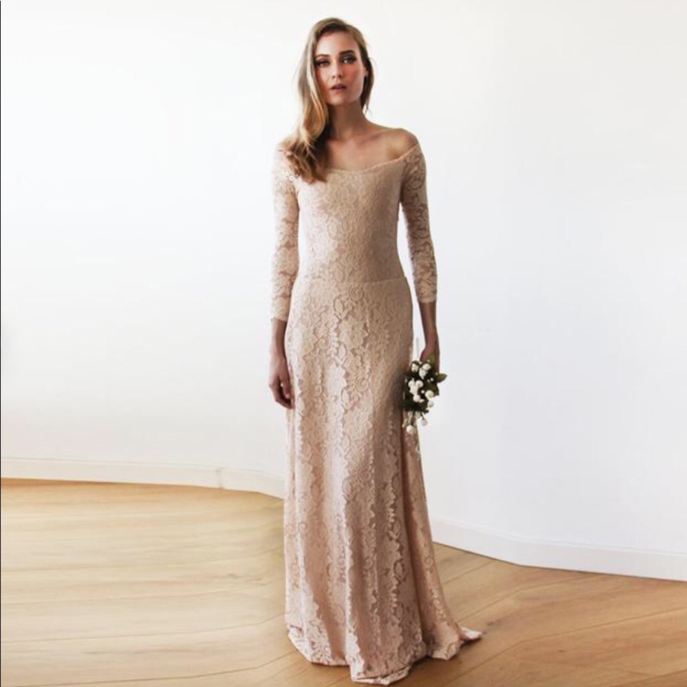 Blush Wedding Dress